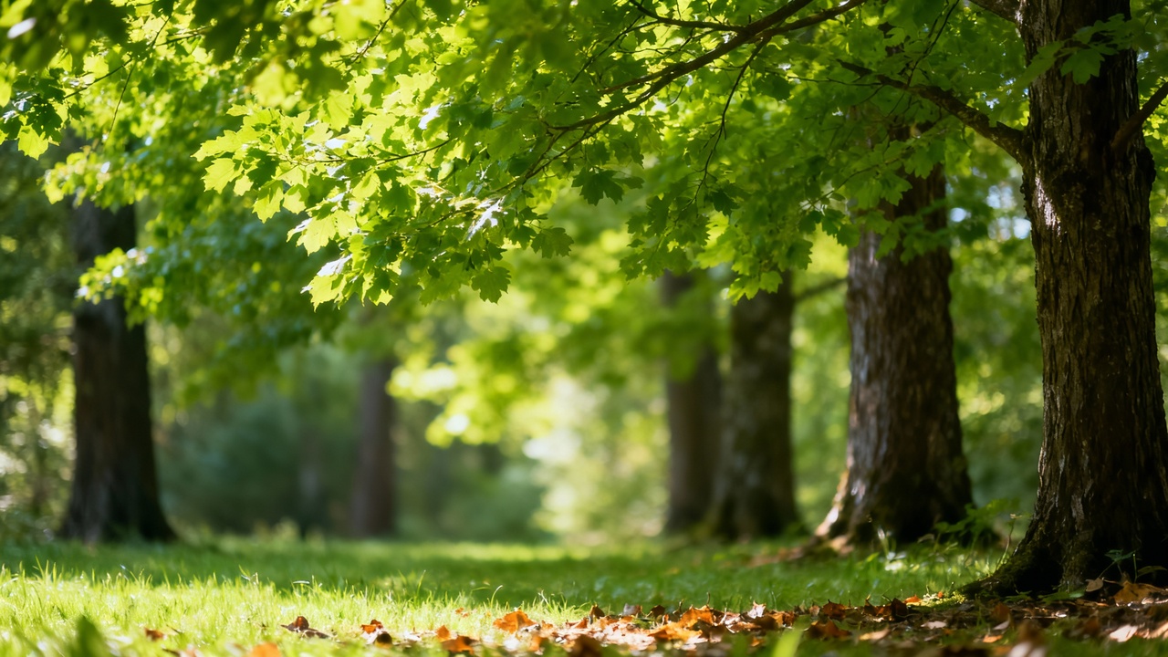 O fenômeno que deixa certas árvores mais verdes quase de repente