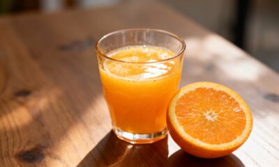 A mistura simples que faz o suco de laranja lembrar refrigerante natural