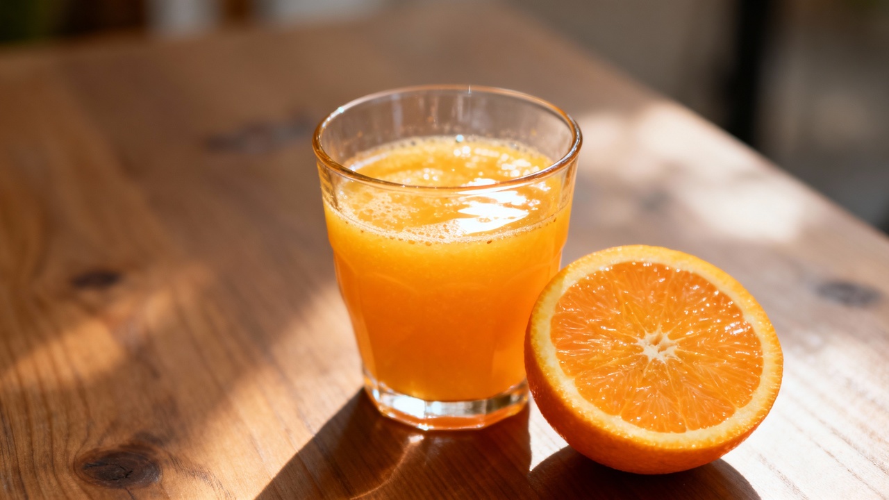 A mistura simples que faz o suco de laranja lembrar refrigerante natural