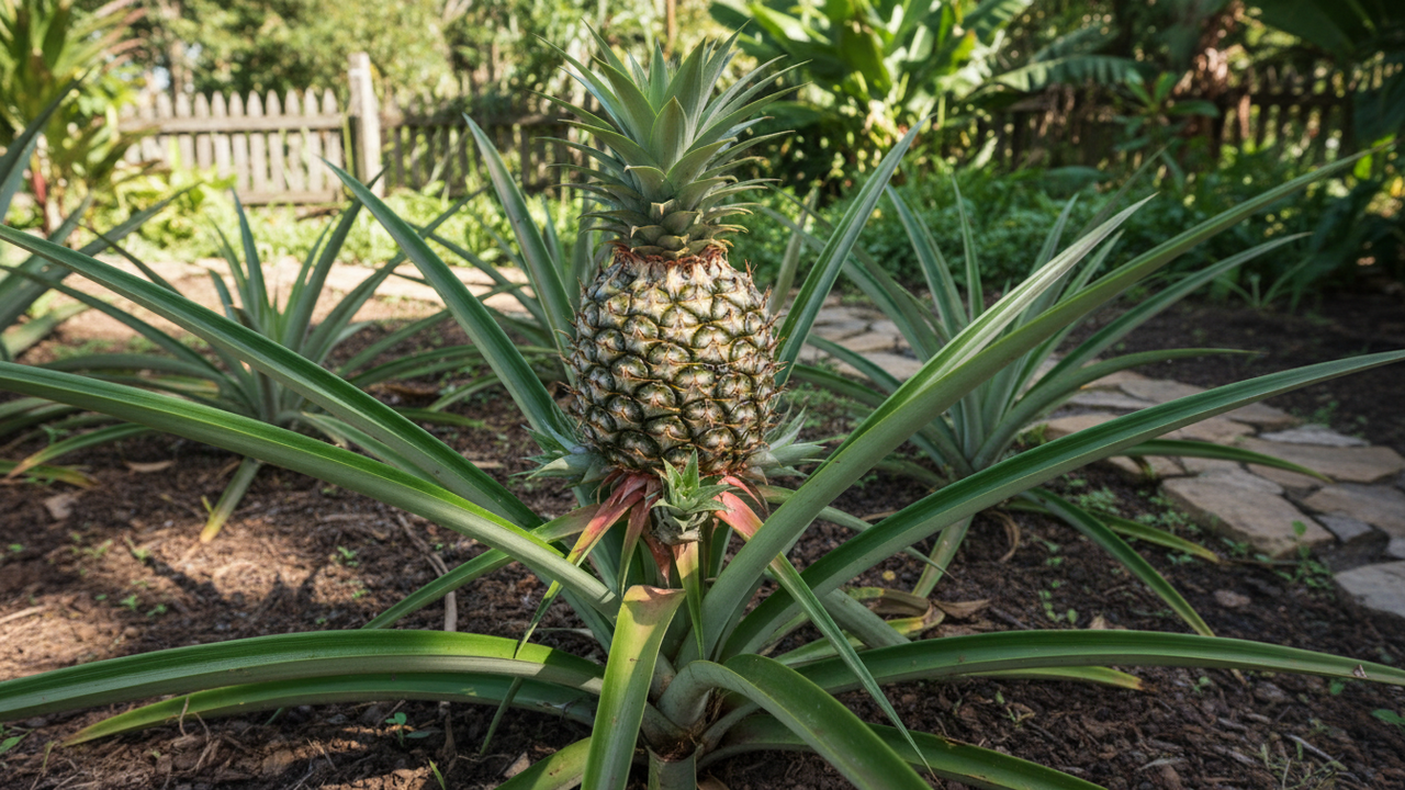 O abacaxi cresce bem em vaso ou canteiro, importante saber antes de plantar
