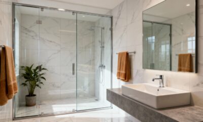 Esqueça as cortinas pois o box de vidro para banheiro é a tendência absoluta de 2026