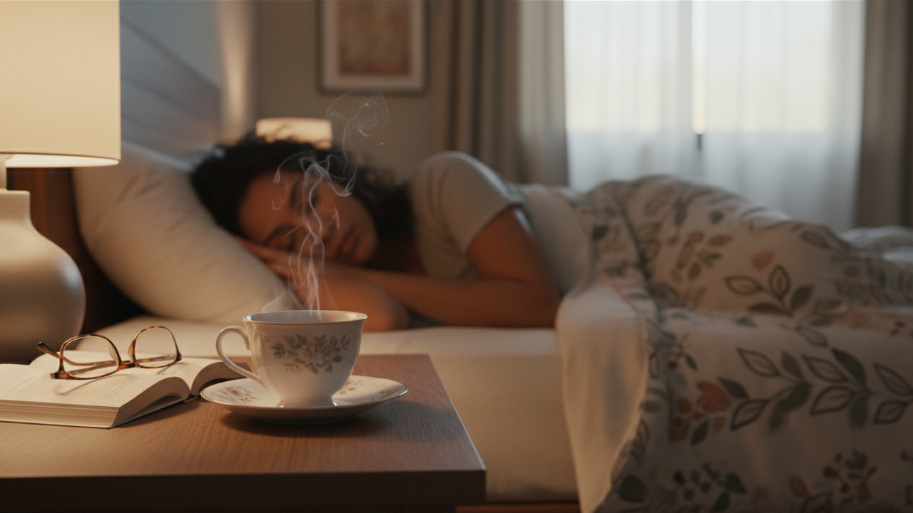 O melhor chá para dormir rápido e profundo virou aliado de quem busca desligar a mente à noite