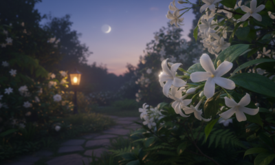 Algumas plantas esperam o entardecer para liberar seu aroma mais marcante