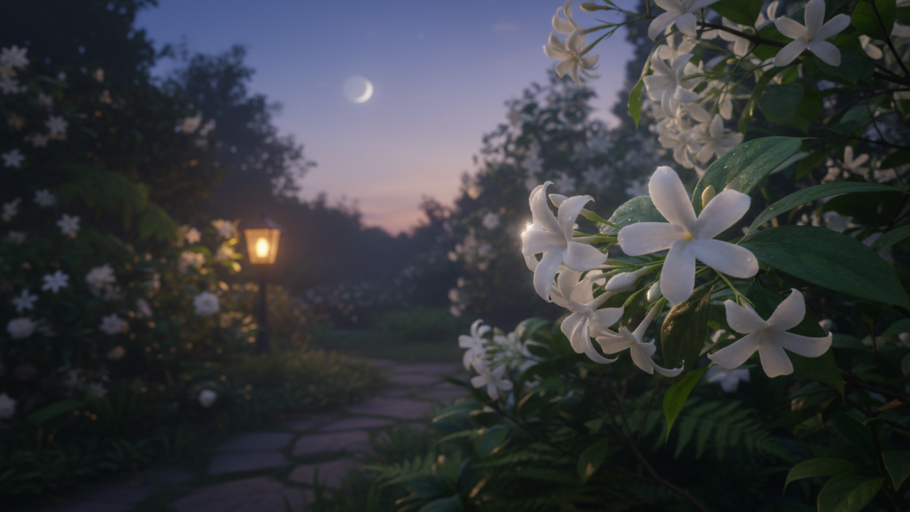 Algumas plantas esperam o entardecer para liberar seu aroma mais marcante