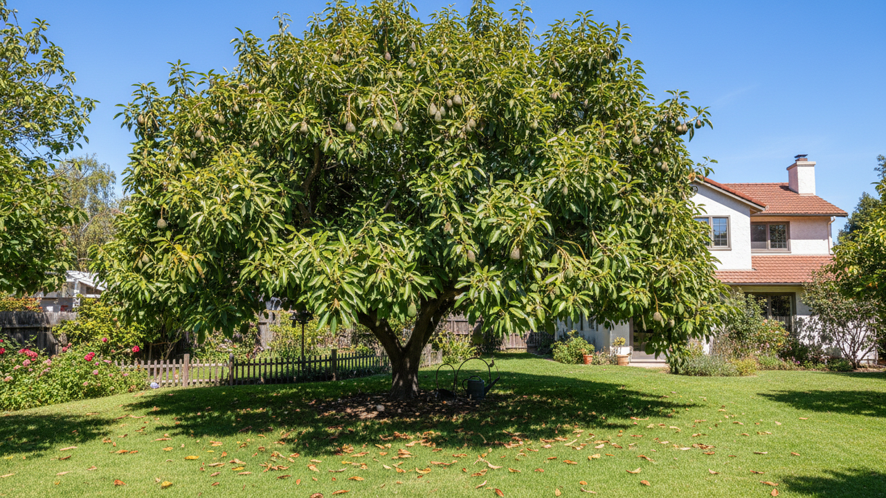 Plantei um pé de abacate sem esperar muito e hoje ele virou sombra para a rua inteira