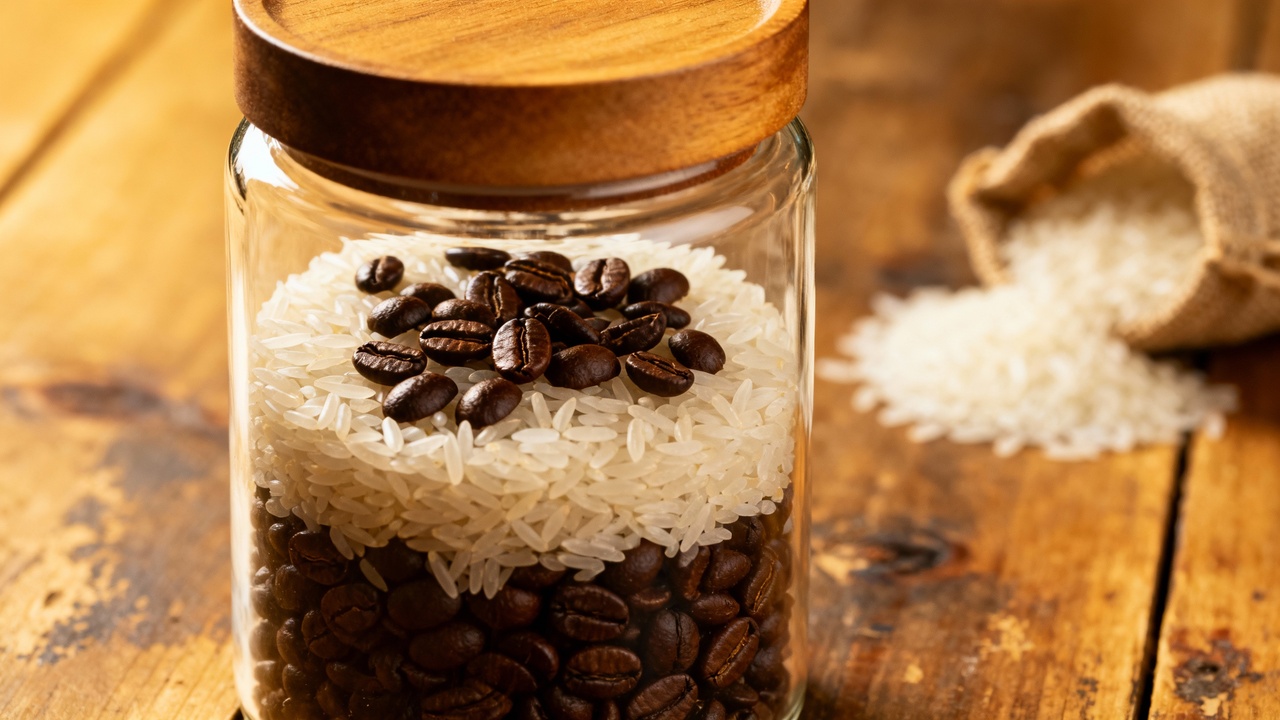 Por que colocar um pote com arroz e café em casa e por que tanta gente recomenda