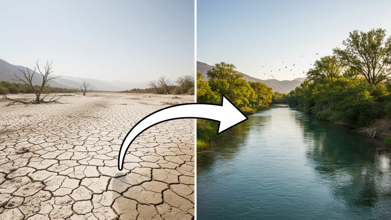 Esses rios somem por um tempo e reaparecem como se nada tivesse acontecido