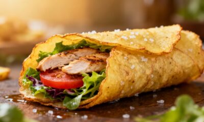 Troque o pão por esse sanduíche feito de batatas e se surpreenda