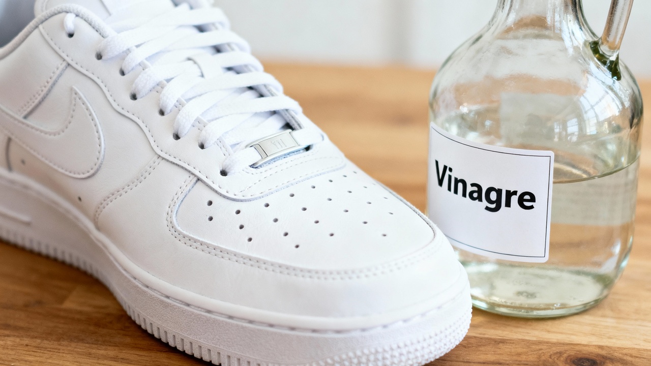 Nem bicarbonato, nem sabão líquido: como limpar tênis branco com vinagre e manter o branco sem estragar