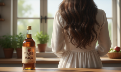 A receita caseira de vinagre de maçã que vai transformar o seu cabelo