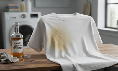 Manchas de suor que não saem: como usar vinagre do jeito certo e parar de desperdiçar sabão e esforço