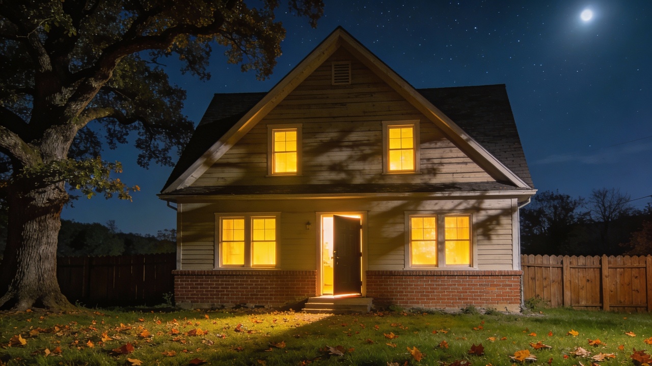 O que significa quando você escuta estalos na casa à noite