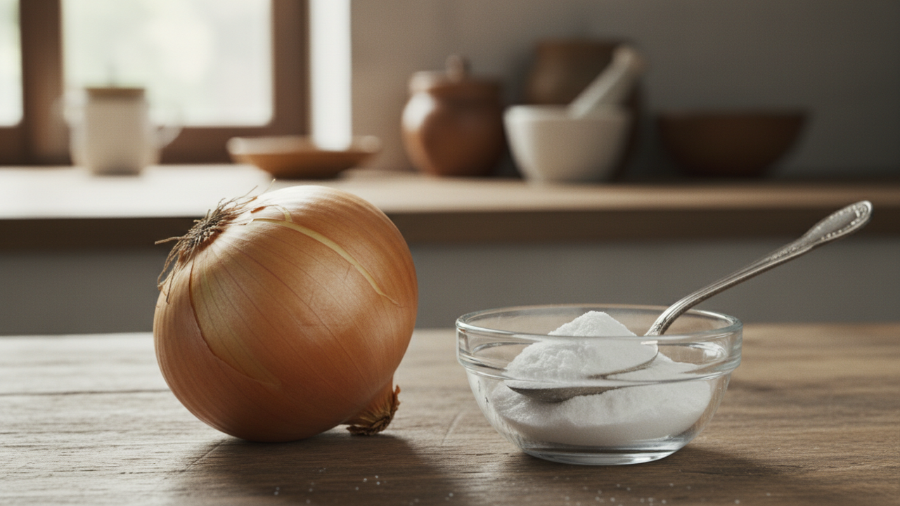 O truque único com cebola com bicarbonato capaz de eliminar baratas sem veneno forte