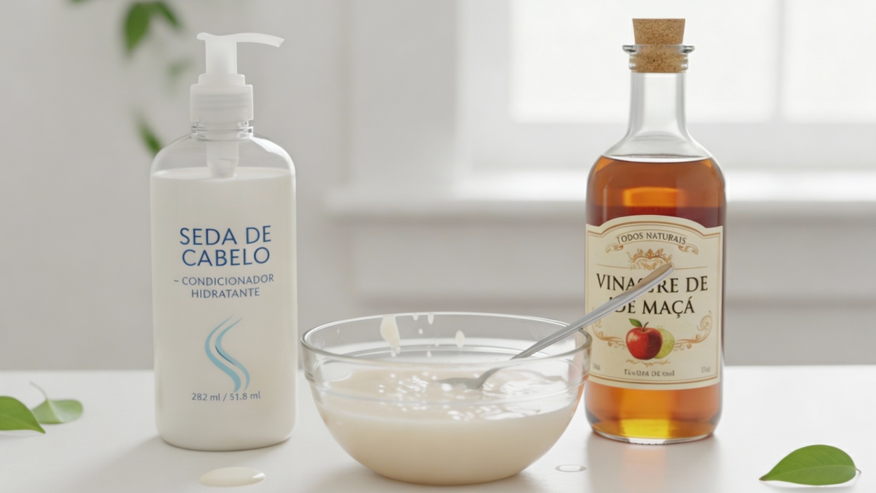 Condicionador de cabelo e vinagre: receita de amaciante caseiro que rende muito e perfuma