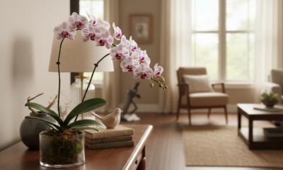 Essa orquídea resolveu florescer justamente no dia em que eu fazia aniversário