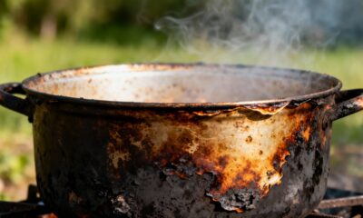 O que significa quando a panela fica preta por baixo e o que isso revela sobre o fogão