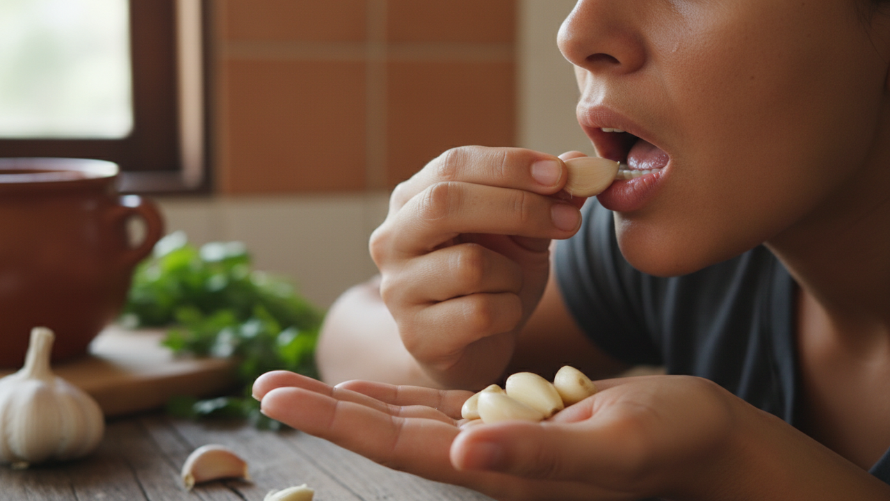 Comer alho cru todo dia: Como esse hábito afeta sua saúde ao longo do tempo