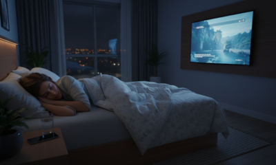 O que significa gostar de dormir com a TV ligada