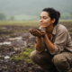 Quem sente o cheiro da terra molhada quase sempre para por um instante