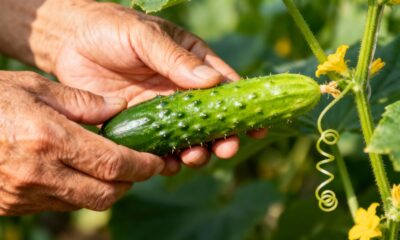 Plantar pepino japonês do jeito certo garante colheita rápida e bonita