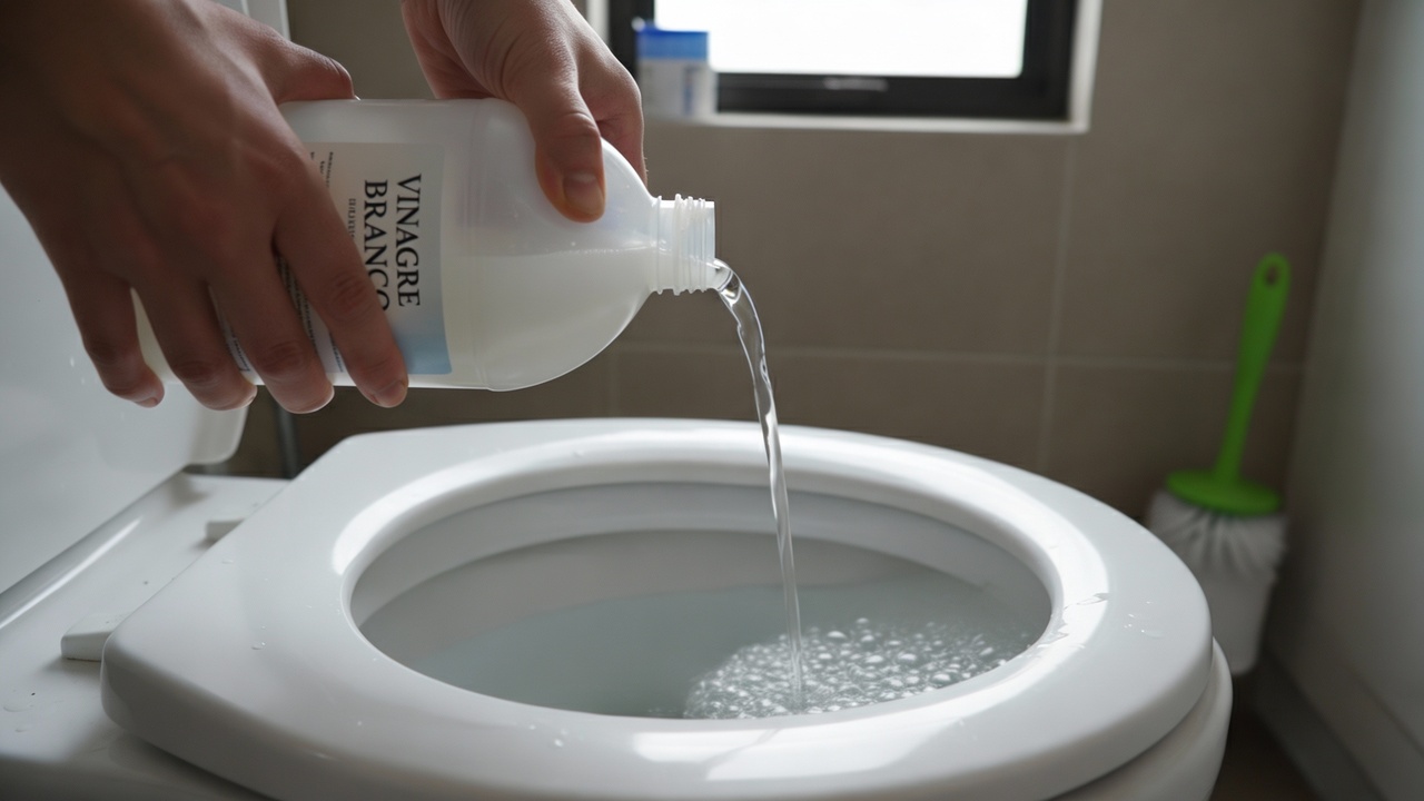 Veja por que colocar vinagre branco no vaso sanitário é essencial na sua rotina de limpeza