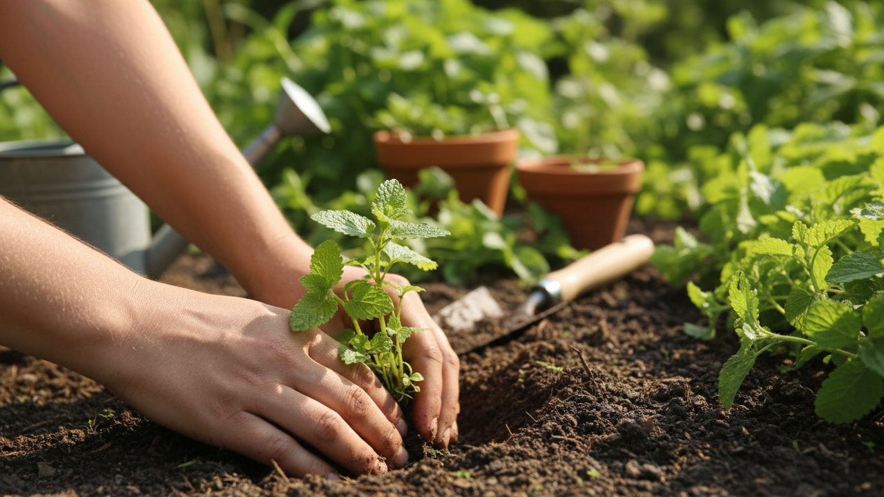 Plantar erva-cidreira do jeito certo faz a planta render o ano todo