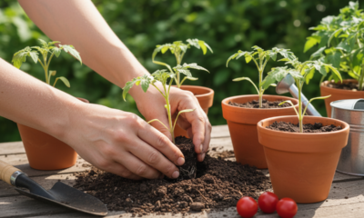 Plantar tomate-cereja em casa fica mais fácil quando folhas doentes não aparecem