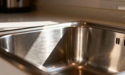 O método simples que faz a pia de inox parecer nova outra vez