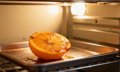 Colocar uma rodela de laranja no forno desligado: para que serve e quando é conveniente fazê-lo
