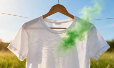 O que significa quando a roupa mesmo limpa sai do varal com um odor estranho