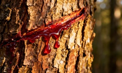 Por que algumas árvores parecem sangrar quando são cortadas e assustam