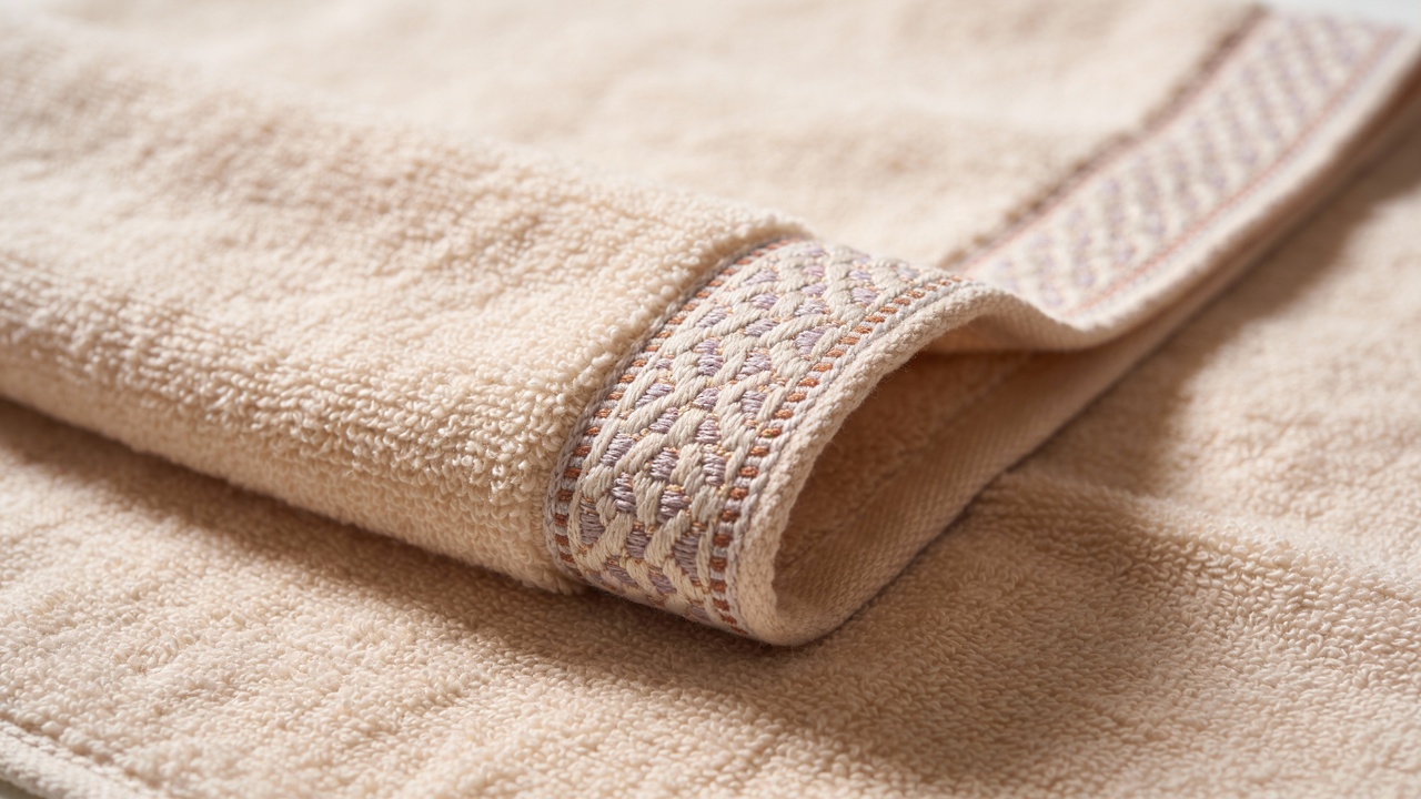 Você sabe para que servem as faixas nas toalhas? O motivo vai além da estética