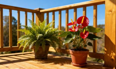 Flores que se adaptam bem a varandas com pouco sol e vento constante