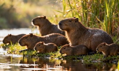 Conheça qual o coletivo de "capivara" no português