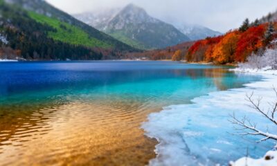 O que faz certos lagos mudarem de cor ao longo do ano e chamar tanta atenção