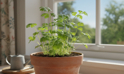 Esse cuidado ajuda o coentro a não subir rápido demais