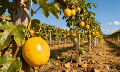 Esse cuidado no cultivo do maracujá-amarelo ajuda a manter pragas longe