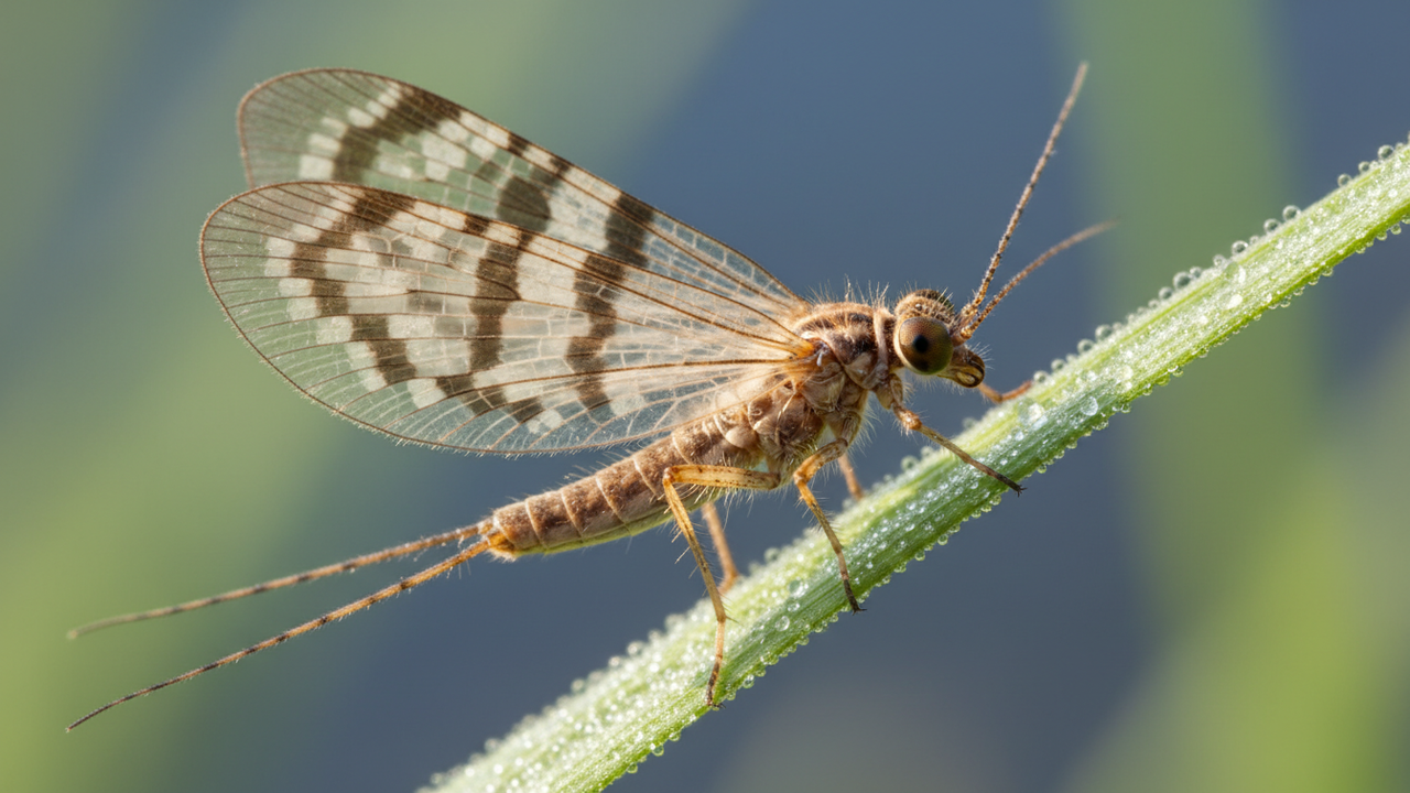 Esse inseto só aparece depois de chuvas fortes e logo some