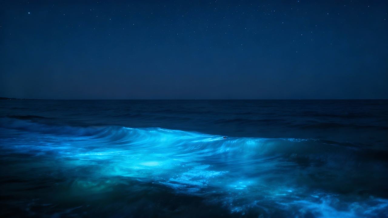Esse brilho misterioso no mar aparece à noite e tem explicação natural