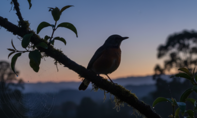 Esse pássaro canta apenas antes do amanhecer e quase ninguém sabe por quê
