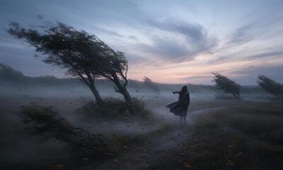 Por que o vento parece ficar mais frio quando o dia começa a escurecer