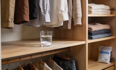 Coloque um copo de água com sal dentro do guarda-roupa à noite e você irá agradecer na manhã seguinte