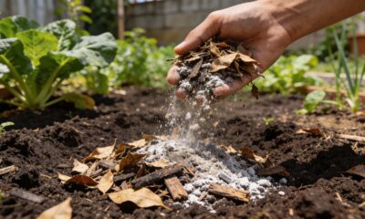 Folhas secas e cinzas de madeira viram adubo forte e melhoram o solo rápido