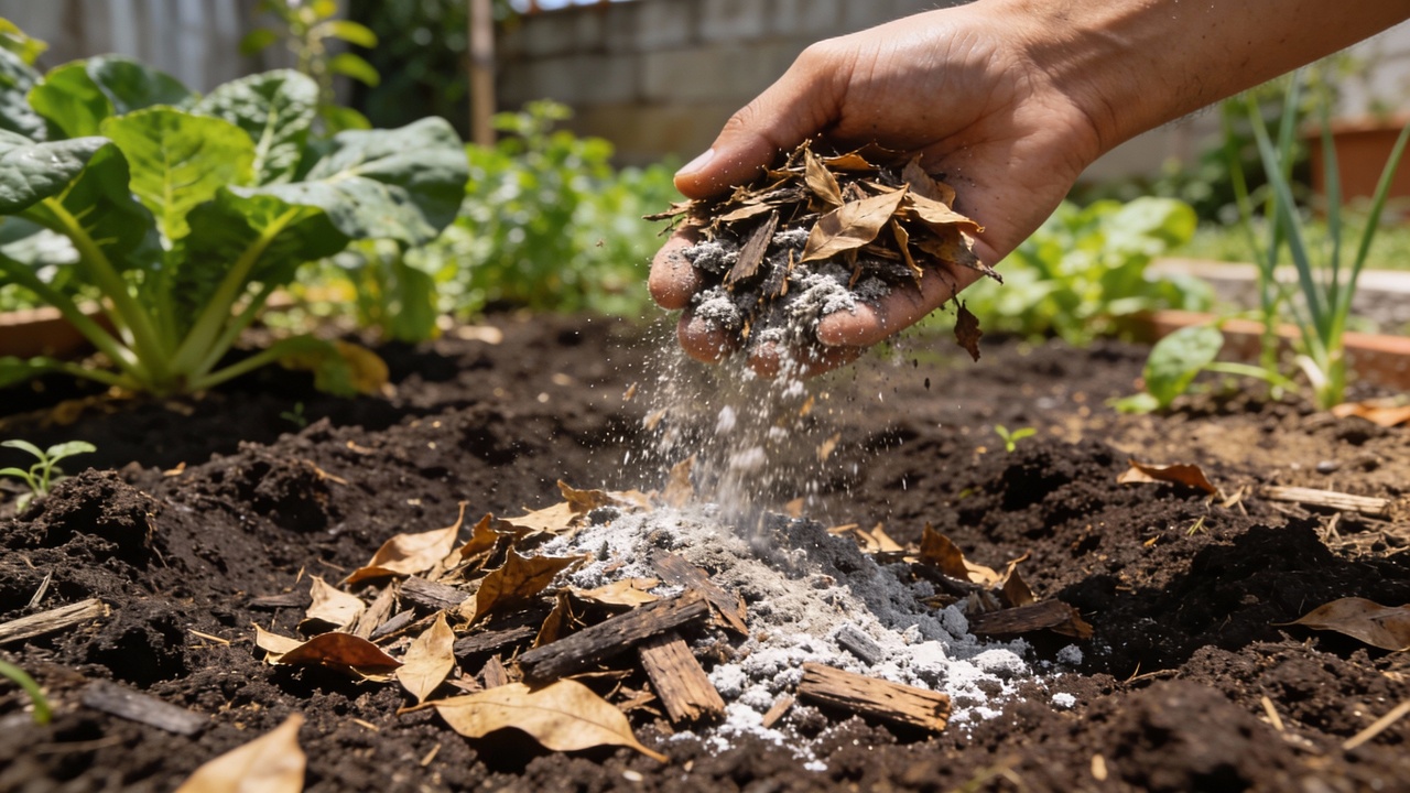 Folhas secas e cinzas de madeira viram adubo forte e melhoram o solo rápido