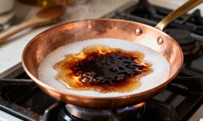 Por que o açúcar queima tão rápido em panela fina e quase sempre estraga o caramelo