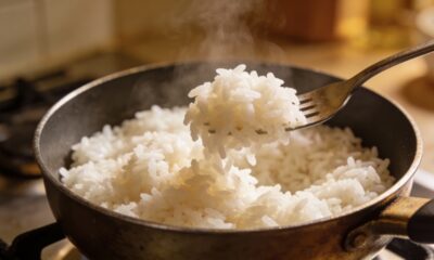 Como fazer arroz soltinho sem grudar usando um detalhe simples que muita gente ignora