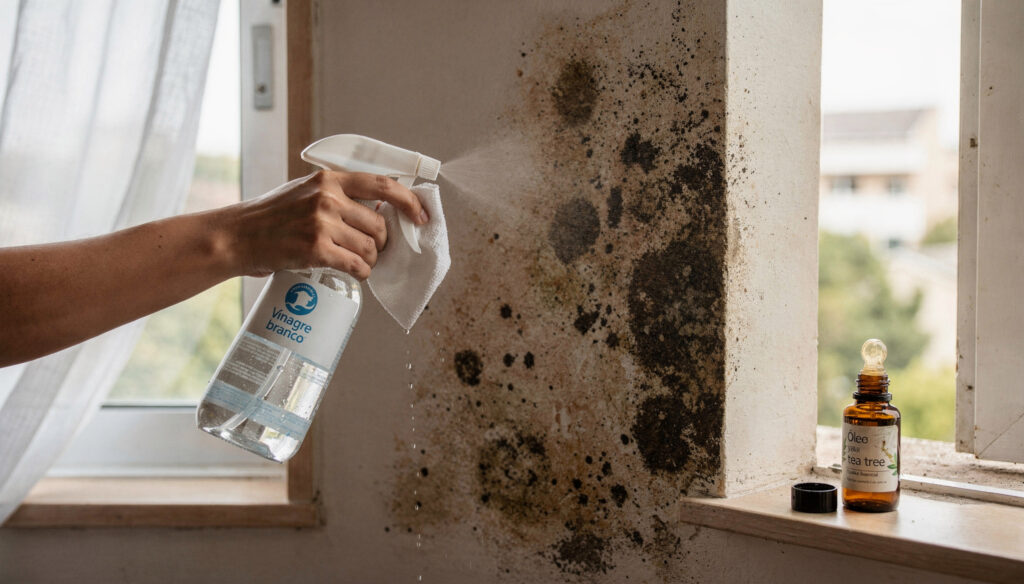 Mofo nas paredes: por que a água sanitária não resolve e o método que os profissionais recomendam