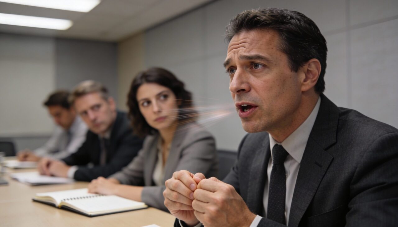 Pessoas que costumam falar rápido demais geralmente têm uma mente acelerada e pouca tolerância ao silêncio