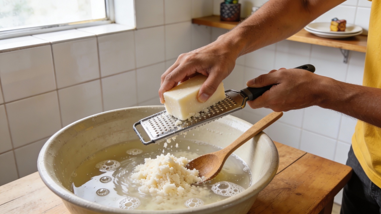 A receita de detergente caseiro que rende 5 litros e custa menos de 10 reais