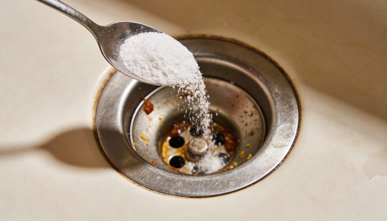 O truque de 15 minutos com bicarbonato e vinagre que salva sua pia entupida